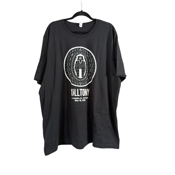 KillTony Kill Tony Podcast Black White Los Angeles CA KIA Forum T-Shirt Size 3XL - Picture 1 of 6
